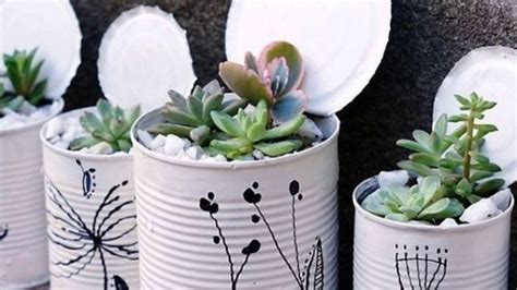 Reciclaje Una Influencer Demuestra Como Reutilizar Latas Planter