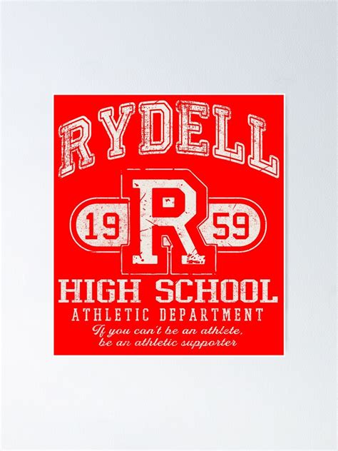 Rydell High School Class Of 1959 Worn Poster For Sale By Alhern67