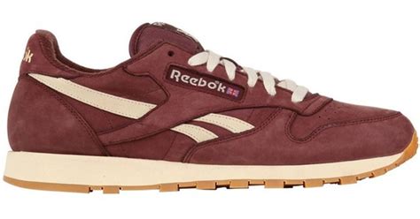 Reebok Classic Suede Vintage Sneakers In Bordeaux Red For Men Lyst