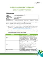 U2 Caso A4 CACDLC Docx TALLER DE PORTAFOLIOS PROFESIONAL UNIDAD 2