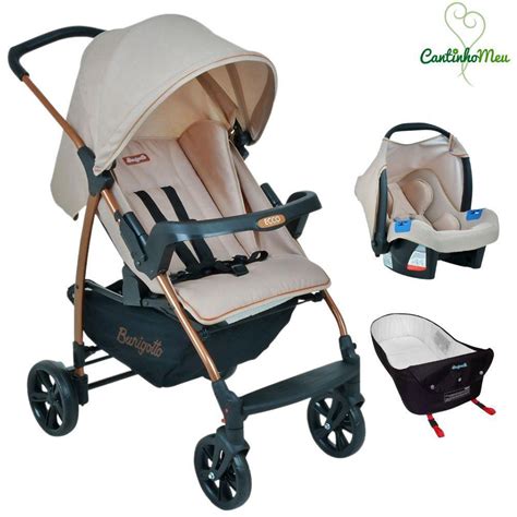 Carrinho De Bebê Travel System Burigotto Ecco Ninho Submarino