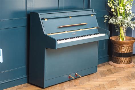 Blue Upright Piano