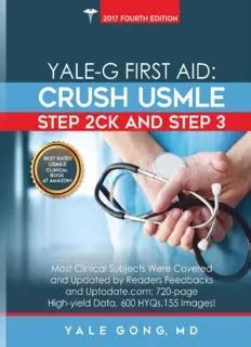 Yale G First Aid Crush USMLE Step 2CK And Step 3 PDF