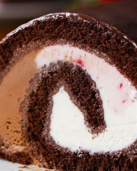 Neapolitan Ice Cream Cake Roll Be Such A Good Blook Photogallery