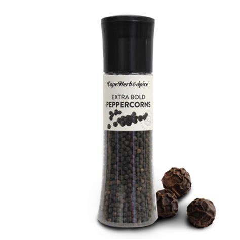 Cape Herb And Spices Extra Bold Peppercorns 185g X 6 Gohugos