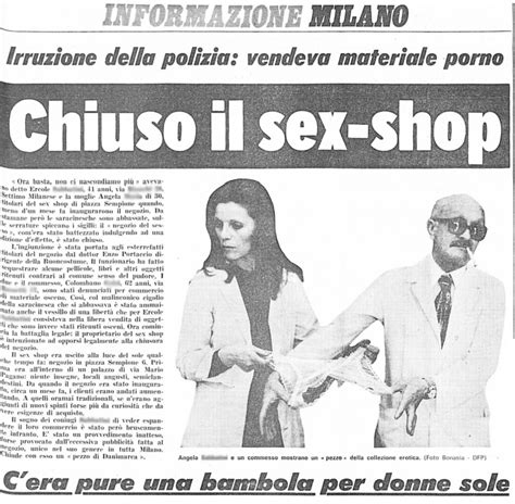 Il primo Sex Shop di Milano diventerà bottega storica