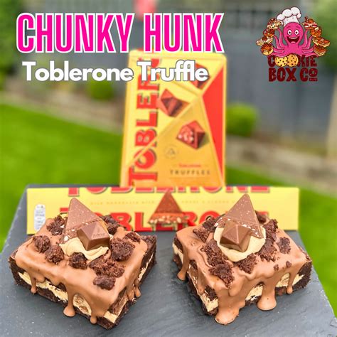 Toblerone Truffle Brownie Cookie Dough Bueno Chunky Hunk Cookie Box Co