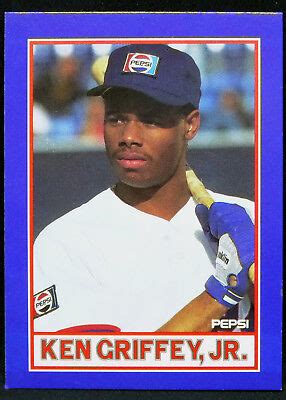 Ken Griffey Jr Pepsi Baseball Card Ebay