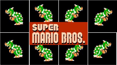 Super Mario Bros NES Todos los Jefes Sin Recibir Daño YouTube