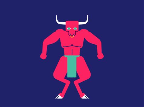 Tatt Minotaur By Caitlin Cadieux On Dribbble