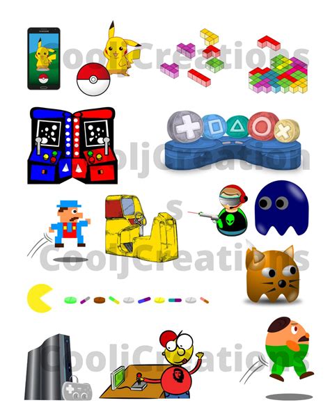 Video Games Clip Art, Video Games Images, Video Games Icons for ...