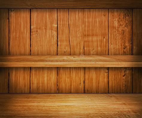 Oak Wooden Shelf Background Stock Image Image Of Decor Drawing 24825401