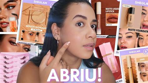 Testando Produtos Da Shein Maquiagens Da Sheglam Youtube