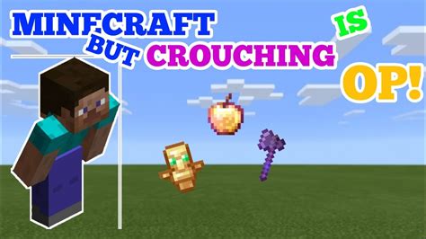 Minecraft But Crouching Give Op Items With Download Link Op Gamerz Youtube