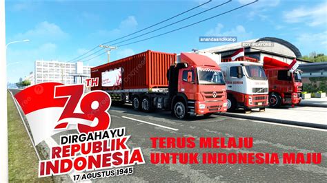 Live Konvoi Kemerdekaan Ri Ke Sopir Truck Dan Bus Indonesia Euro