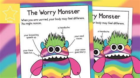 Teachers Pet The Worry Monster Physical Effects Of Worry