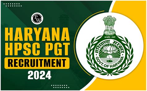 HPSC PGT Recruitment 2024 Notification Apply Link Vacancy