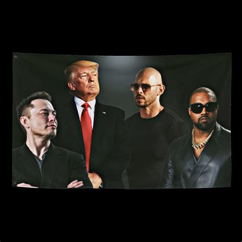 Tate X Trump X Elon X Kanye Flag Etsy Uk