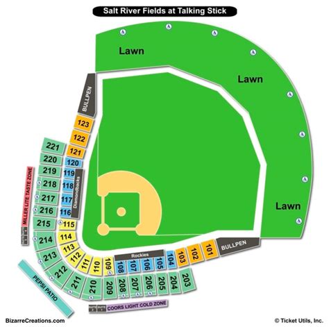 Salt River Fields Seating Chart | Seating Charts & Tickets