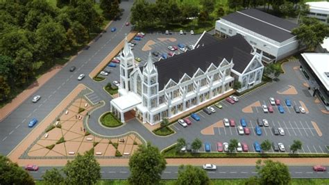 Gothic Church Architecture For New St Peters Church Padungan