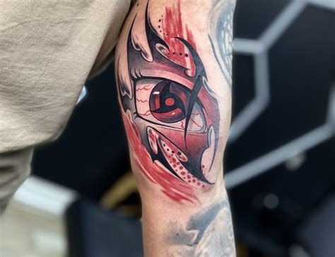 Sharingan Naruto Anime Tattoo By Rene Cristobal - Iron Palm Tattoos ...