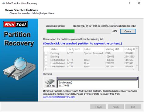 Minitool Partition Recovery 50 Download Review Screenshots