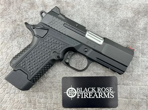 Wilson Combat Sfx Sub Compact Mm Pistol Black Black Rose Firearms