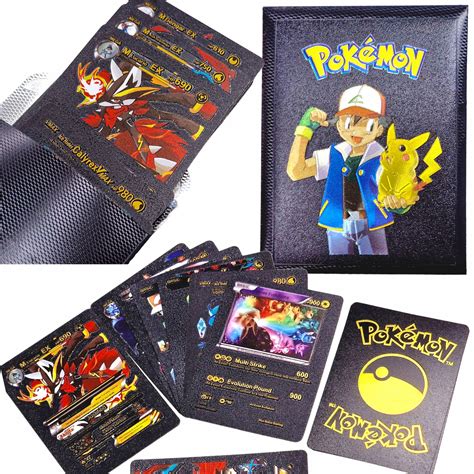 Pokemon Karty Kolekcjonerskie Czarne Szt Black Stan Nowy Z