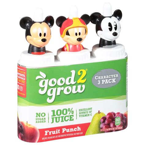 Good2grow 100 Fruit Punch Juice 6 Oz Bottles Character Tops Will