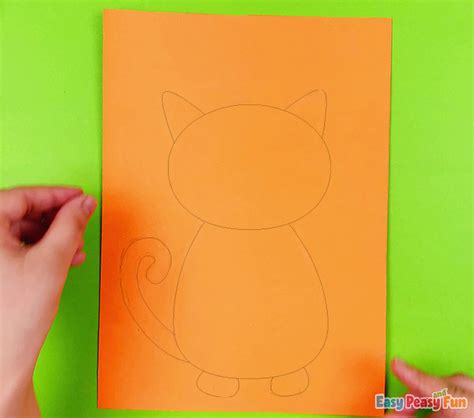 Easy Peasy Halloween Cat Painting Tutorial - Easy Peasy and Fun