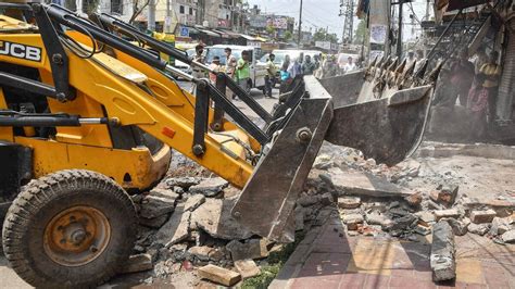 Delhi Anti Encroachment Drive In Trilokpuri Days After Stones Thrown