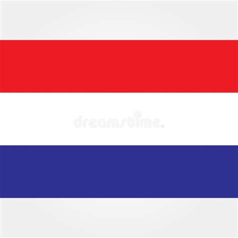 Cone Conservado Em Estoque Da Bandeira Do Netherland Do Vetor Imagem