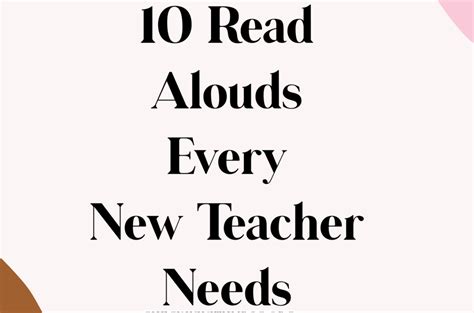 10 Books for Read Aloud in the Classroom - Check in with Mrs G