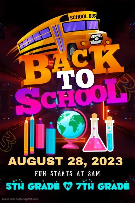 Back To School Flyer Postermywall