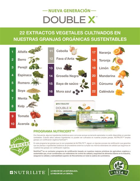 Extractos Doble X Nutrilite Amway Nutrilite Vitamins