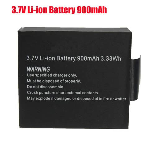 Sport Camera Rechargeable Battery 900mAh For SJCAM SJ4000 SJ5000 SJ6000