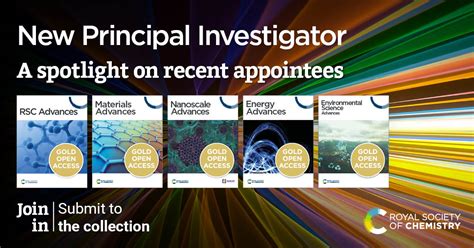 Open Call For Papers From Newly Appointed Principal Investigators