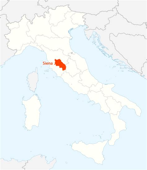 Location Map of Siena - MapSof.net