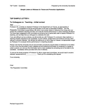 Fillable Online Secretariat Info Yorku Tp Sample Letter To Colleagues