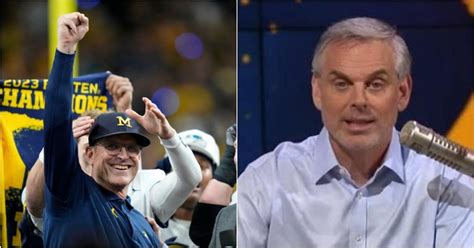 Colin Cowherd Makes Case For Michigan Hc Jim Harbaugh Making His Way To