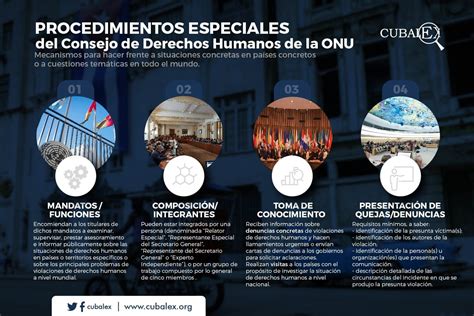 Procedimientos Especiales Del Consejo De Derechos Humanos De La Onu