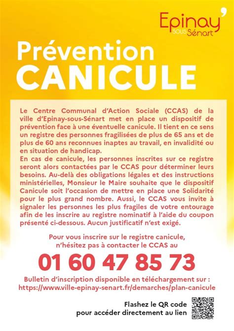 Lancement du Plan Canicule 2023 Epinay sous Sénart