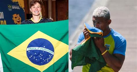 Isaquias Queiroz e Raquel Kochhann serão os porta bandeiras do Brasil