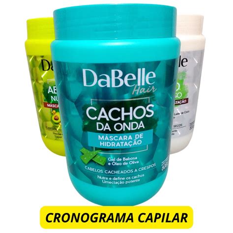 Cronograma Capilar Dabelle Kit M Scara Hidrata O Nutri O G