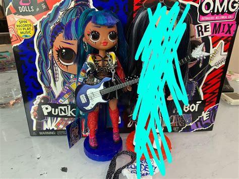 L O L LOL OMG DOLLS Remix 2 Pack Punk Grrrl And Rocker Boi MGA