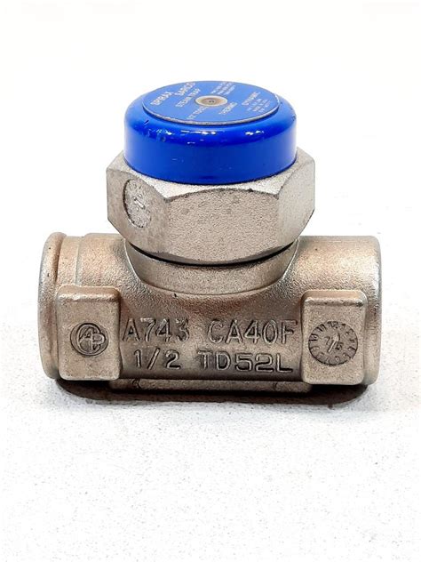 SPIRAX SARCO 1 2 COOL BLUE TD52L THERMODYNAMIC STEAM TRAP 54771C