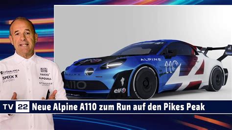 Pikes Peak Rekord 2023 im Visier Erster Start für Alpine A110 beim