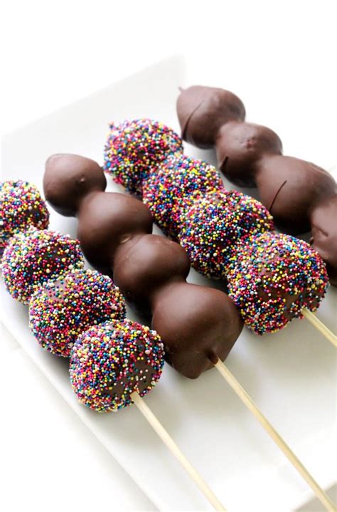 Chocolate Covered Strawberries On A Stick Dairy Free Strength And