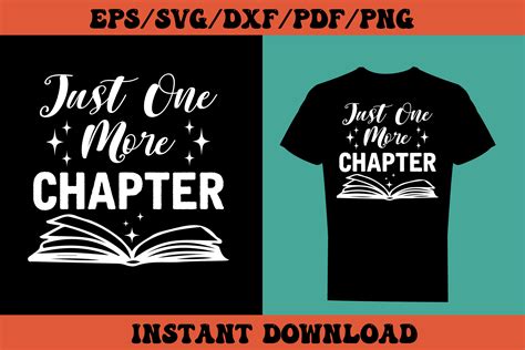 Just One More Chapter Svg Book Lover Svg Graphic By Hungry Art