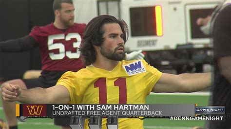 1 On 1 With Commanders Undrafted Free Agent Sam Hartman DC News Now